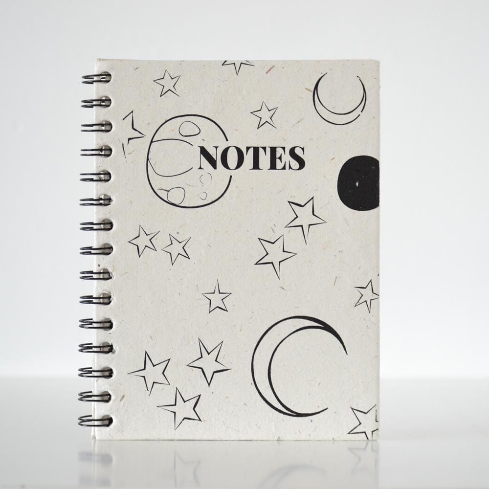 Moon and Stars Notebook