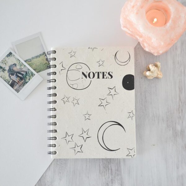 Moon and Stars Notebook decor